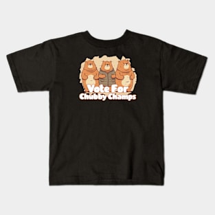 Vote for Chubby Champs Kids T-Shirt